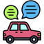 car, accident, safety, vehicle, incident, talking while driving, talking 