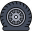 car, accident, safety, vehicle, incident, tire, flat, wheel 