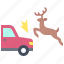 car, accident, safety, vehicle, incident, car crash, animal, deer 