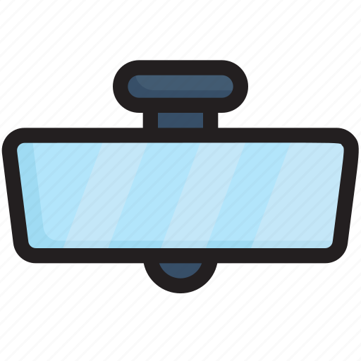 Accessories, automotive, car parts, engine, rearview mirror, safety, spare parts icon - Download on Iconfinder