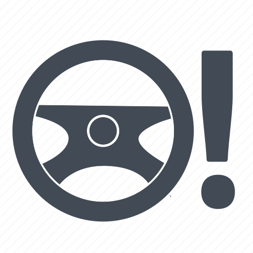 Power, power steering warning, steering, warning icon - Download on Iconfinder