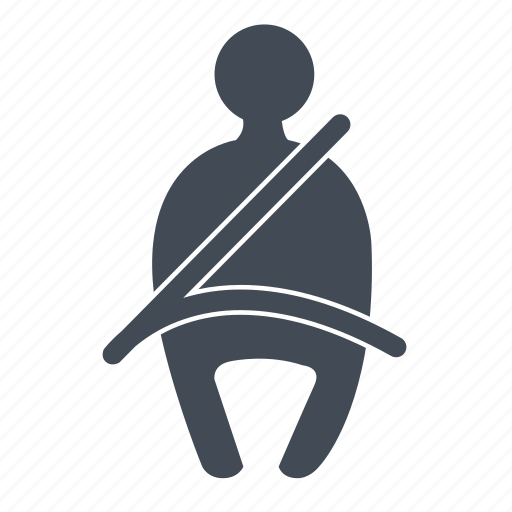 Belt, not, on, seat, seat belt not on icon - Download on Iconfinder