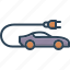 electric car, chargeable, no pollution, car, vehicle, hybrid, eco friendly 