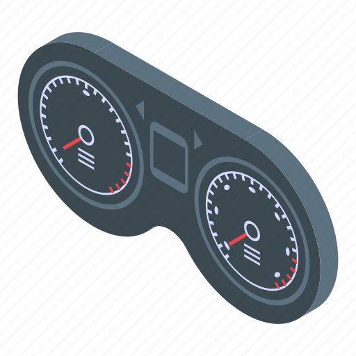 Speed, dashboard, isometric icon - Download on Iconfinder