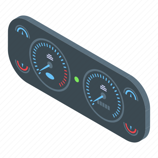 Car, control, dashboard, isometric icon - Download on Iconfinder
