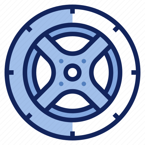 Car, rims, rubber, tire, tyre, vehicle, wheel icon - Download on Iconfinder