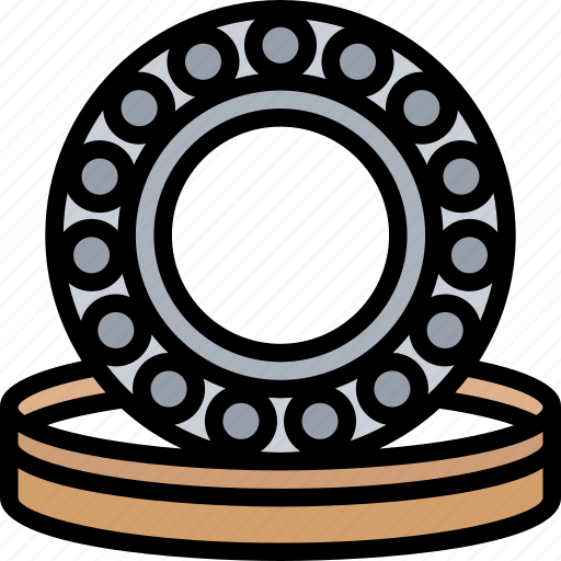 Wheel, bearings, spare, automotive, garage icon - Download on Iconfinder