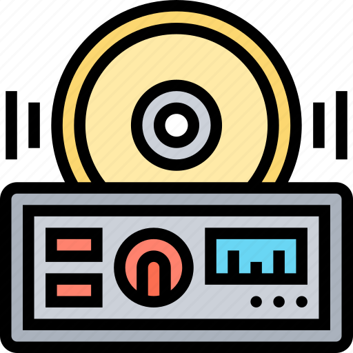 Audio, car, sound, stereo, system icon - Download on Iconfinder