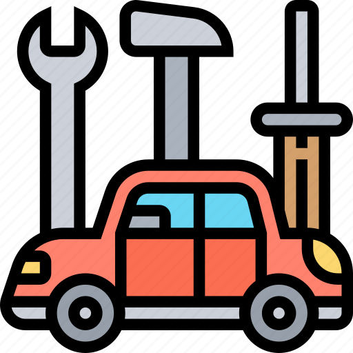 Maintenance, repair, mechanic, vehicle, workshop icon - Download on Iconfinder