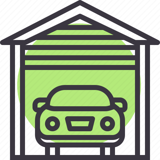 Car, garage, park, parking icon - Download on Iconfinder