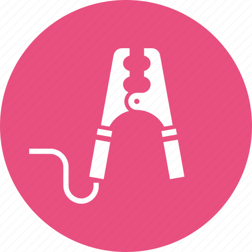 Battery, cable, car, clamp, jump, start, starter icon - Download on Iconfinder