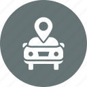car, garage, gps, location, map, marker, sale