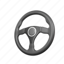 steering, wheel, car, vehicle, drive