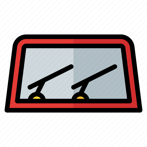Wiper, windshield, cleaning, rain, automotive, cleaner icon - Download on Iconfinder