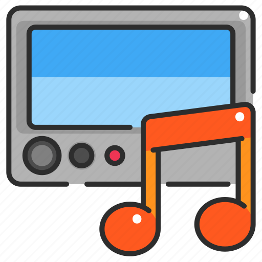 Audio, car, electronics, music, music player, technology icon - Download on Iconfinder
