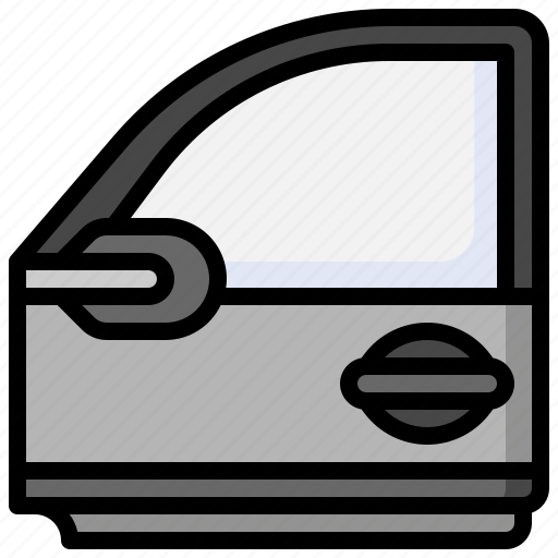 Car, door, window, transportation, mirror icon - Download on Iconfinder