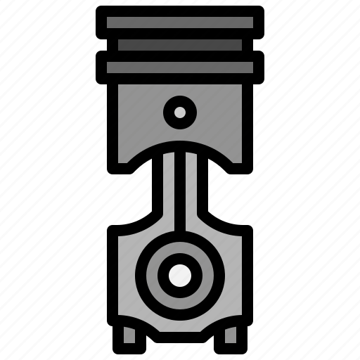 Piston, engine, motor, transportation, mechanical icon - Download on Iconfinder