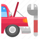 automobile, car, maintenance, repair, tool, transport, wrench