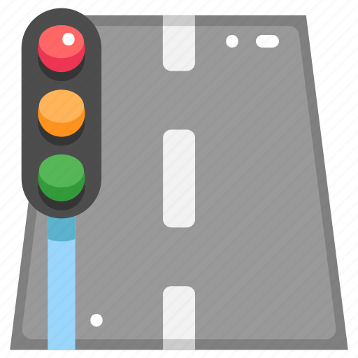 Paths, road, street, traffic light, transportation, travel, ways icon - Download on Iconfinder