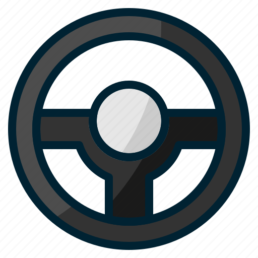 Steering, wheels, steering wheel, driver, car icon - Download on Iconfinder