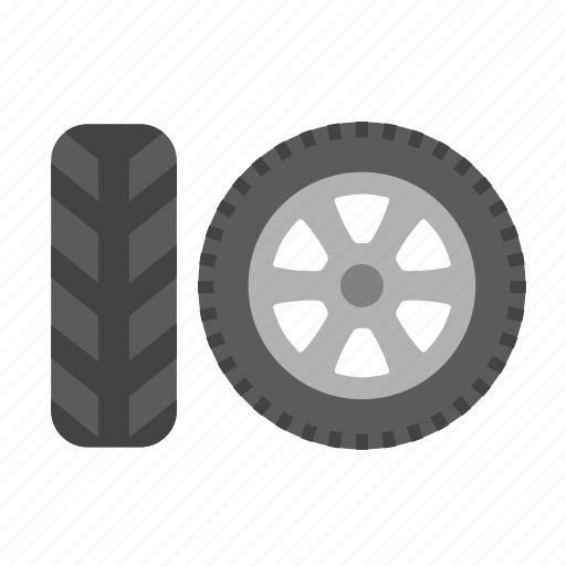 Alloy wheels, car tyre, tire, car, rubber, wheel, service icon - Download on Iconfinder