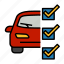 car, check, checklist, inspection, repair, list, maintenance 