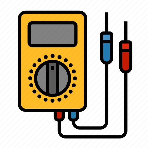 Digital, electric, multimeter, voltage, ampere, test, meter icon - Download on Iconfinder