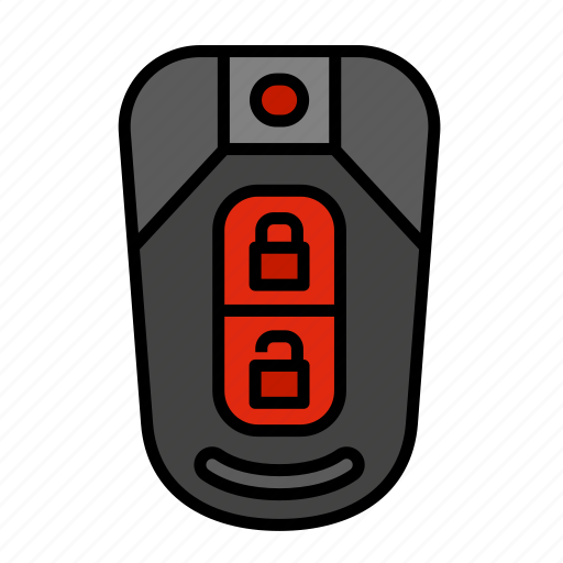 Auto, car, key, remote, lock, wireless, keys icon - Download on Iconfinder