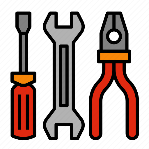 Tools, repair, service, automobile, car, wrench, screwdriver icon - Download on Iconfinder