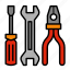 tools, repair, service, automobile, car, wrench, screwdriver 
