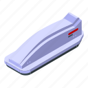 car, roof, baggage, isometric