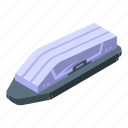 car, roof, container, isometric