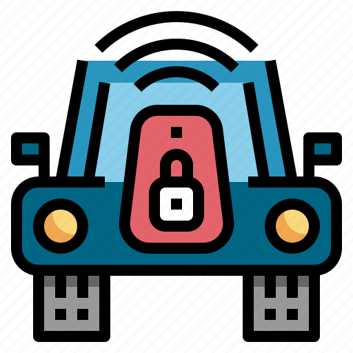 Car, key, lock, radio, wireless icon - Download on Iconfinder