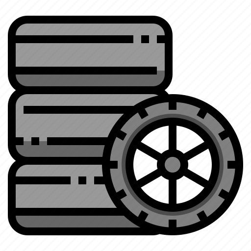 Automobile, car, service, tire, wheel icon - Download on Iconfinder