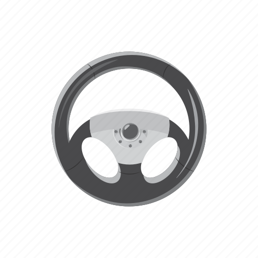 Car, cartoon, circle, control, steering, vehicle, wheel icon - Download on Iconfinder