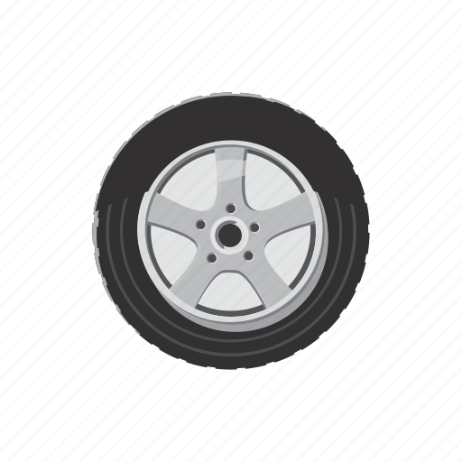Car, cartoon, race, rim, tire, tyre, wheel icon - Download on Iconfinder