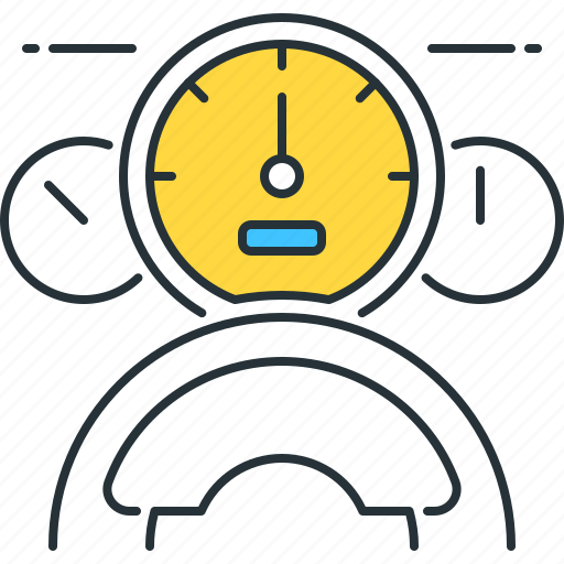Speedometer, dashboard, gauge, meter, odometer, performance icon - Download on Iconfinder
