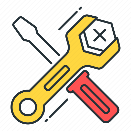 Wrenching, screw, screwdriver, wrench icon - Download on Iconfinder