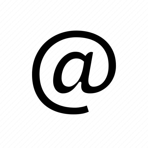 At email sign, at sign, commercial at sign icon - Download on Iconfinder