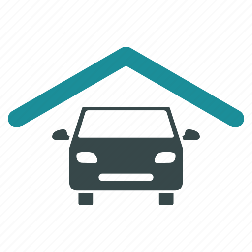 Building, construction, home, house, car, garage, roof icon - Download on Iconfinder