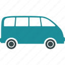 bus, delivery, minibus, passenger, taxi, transportation, van