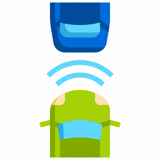 Collision, avoidance, avoid, car, sensor, automation icon - Download on Iconfinder