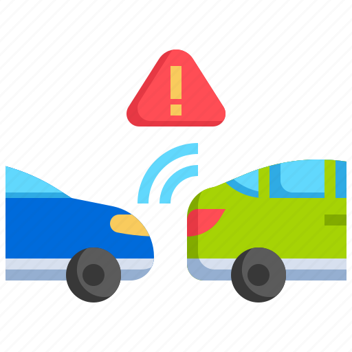 Rear, collision, warning, crash, reach, car icon - Download on Iconfinder