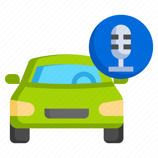 Voice, control, smart, car, lane, transportation icon - Download on Iconfinder