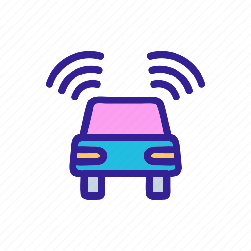 Alarm, car, contour, equipment, theft icon - Download on Iconfinder