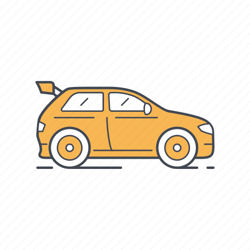 Automobile, car, rally, sporty car, transportation, vehicle icon - Download on Iconfinder