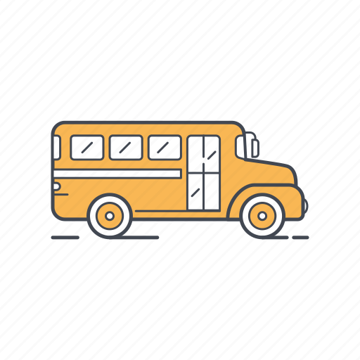 Automobile, bus, car, school bus, transportation, travel, vehicle icon - Download on Iconfinder