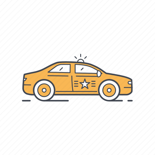Auto, automobile, car, police car, transportation, vehicle icon - Download on Iconfinder