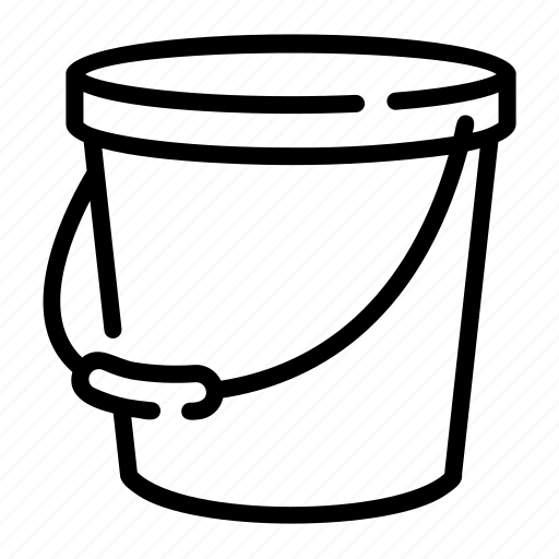 Pail, bucket, paint, tool, jug, cleaning icon - Download on Iconfinder