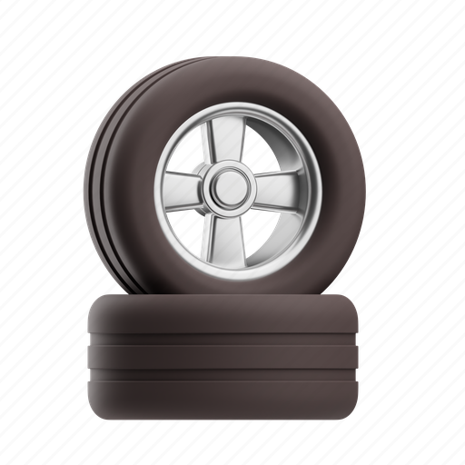 Tire, transport, auto, tyre, vehicle, pressure, part 3D illustration - Download on Iconfinder